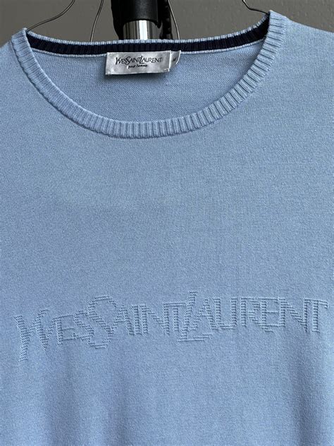 ysl knit sweater|ysl crewneck sweatshirt.